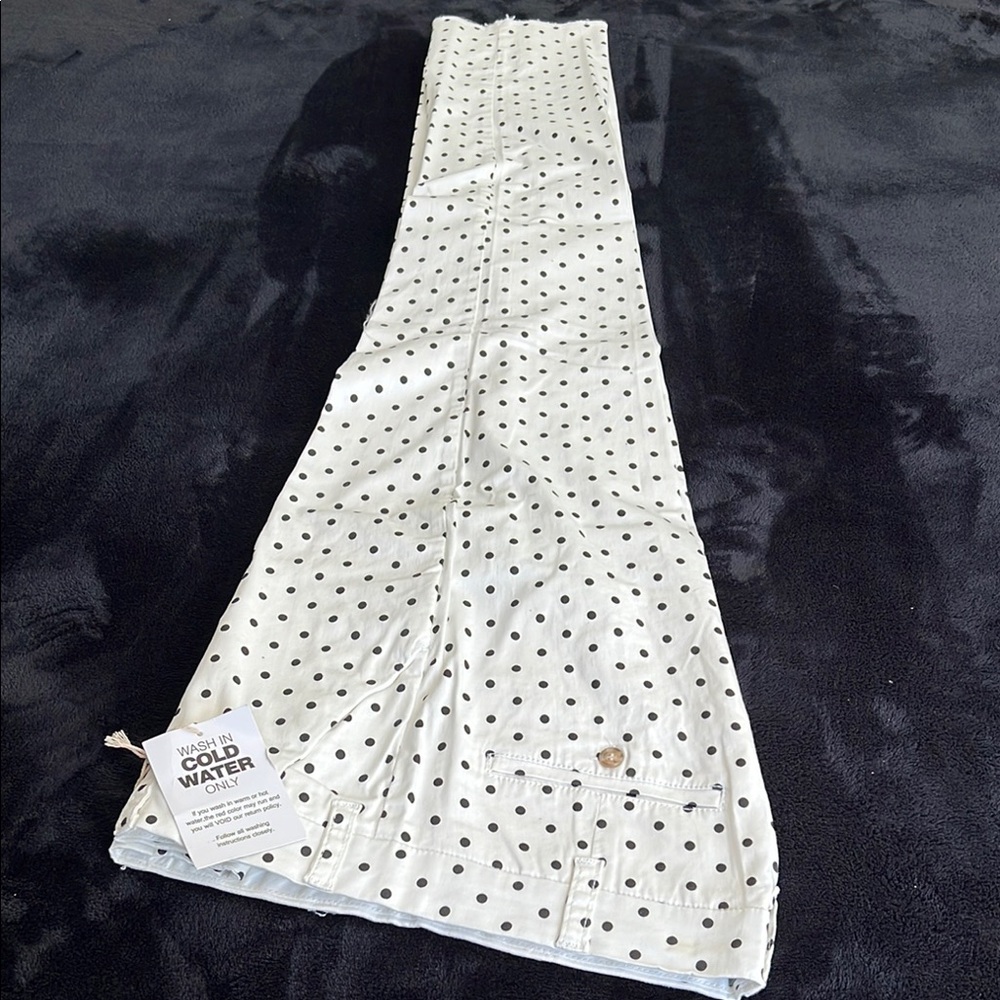 White Polka Dot Pants